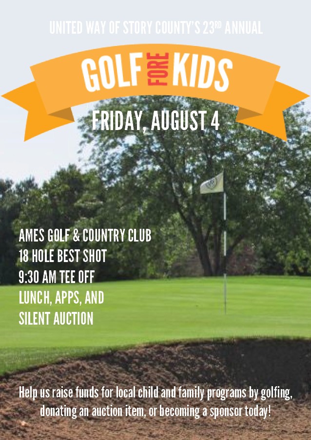 2023 Golf Fore Kids Flyer