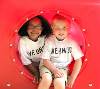 Children on a playground