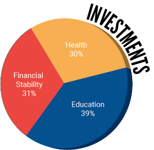 Investment pie chart