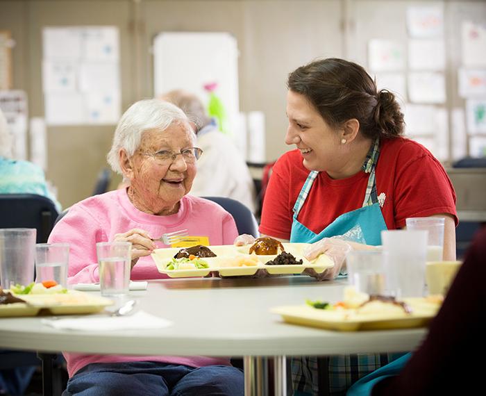 Heartland Senior Services provides lunch to Day Care attendees